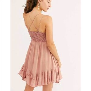 Free People Dresses - NWT Free People Rose Adella Slip Mini Dress Free People Dresses - NWT Free People Rose Adella Slip Mini Dress